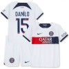 Conjunto (Camiseta+Pantalón Corto) Paris Saint-Germain Danilo 15 Segunda Equipación 23-24 - Niño